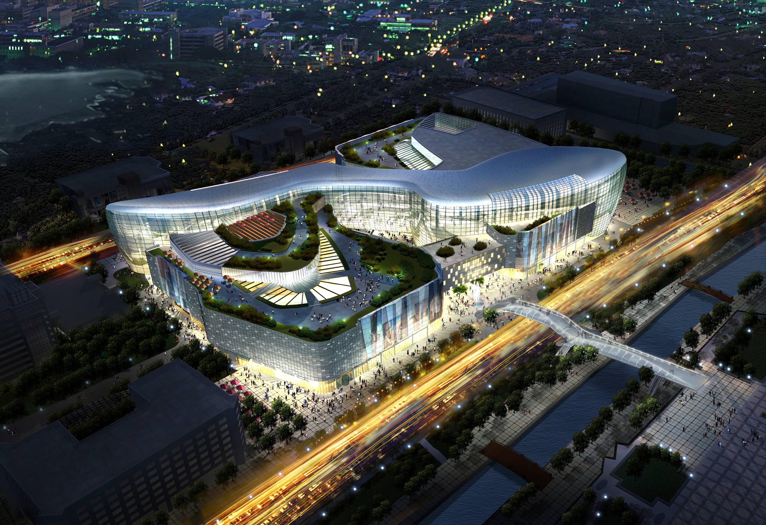 濟(jì)南市黑虎泉西路恒隆廣場(chǎng)人行天橋工程