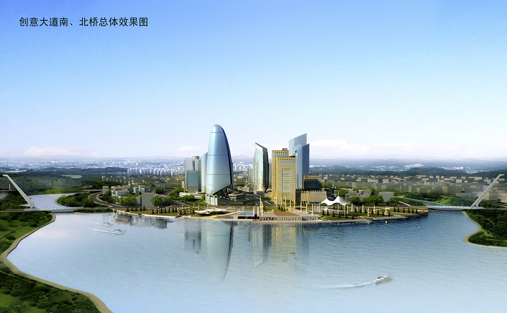 青島高新區(qū)中央智力島橋梁工程