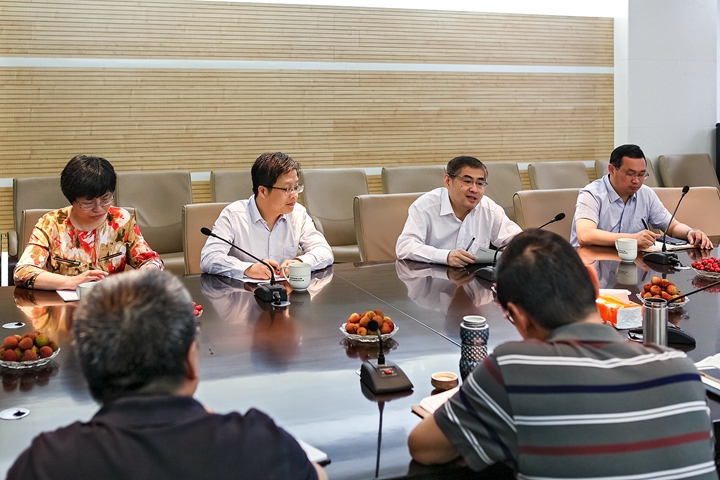 蘇交科集團股份有限公司王軍華總裁一行赴集團考察交流