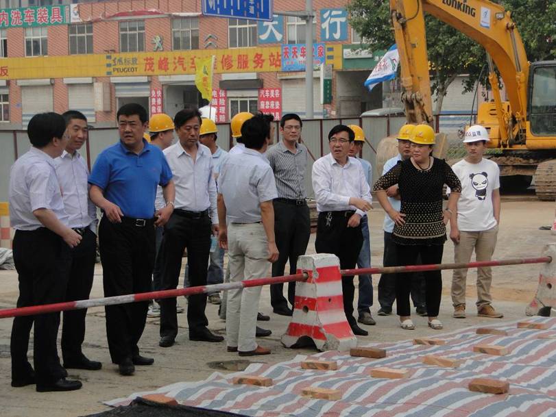 王繼東局長(zhǎng)調(diào)研龍脊河綜合整治工程