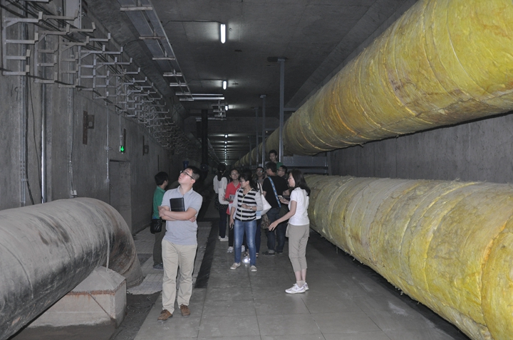 集團設(shè)計人員參觀濟南市二環(huán)西路綜合管廊工程