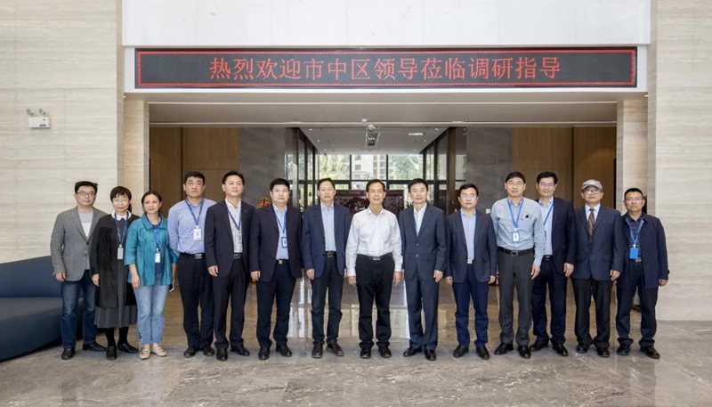 市中區(qū)委書記韓永軍一行到集團(tuán)調(diào)研指導(dǎo)