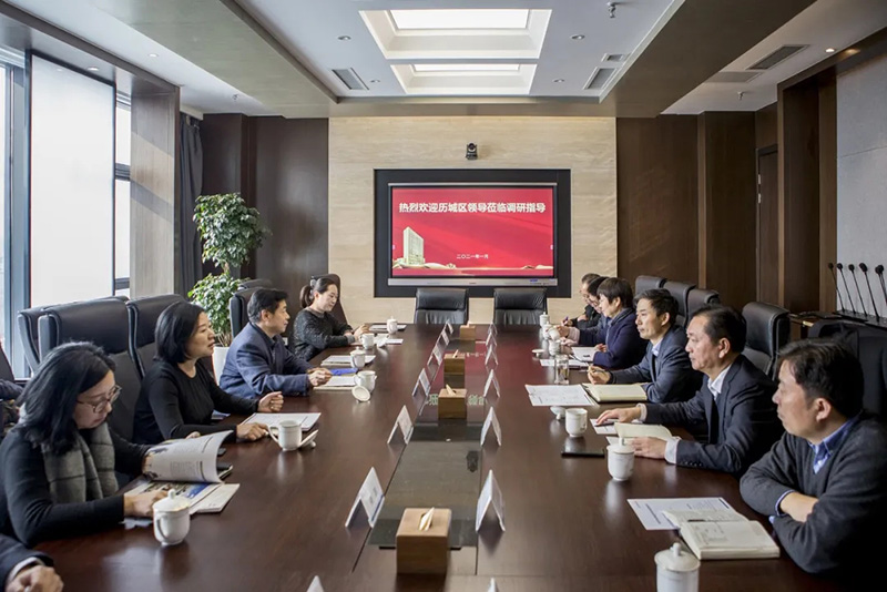 歷城區(qū)人大常委會(huì)主任孫德順一行到集團(tuán)調(diào)研指導(dǎo)