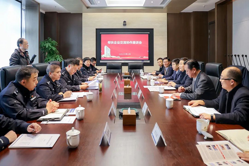 市中公安“助企暖企護(hù)企”行動(dòng)走進(jìn)濟(jì)南市政設(shè)計(jì)集團(tuán)