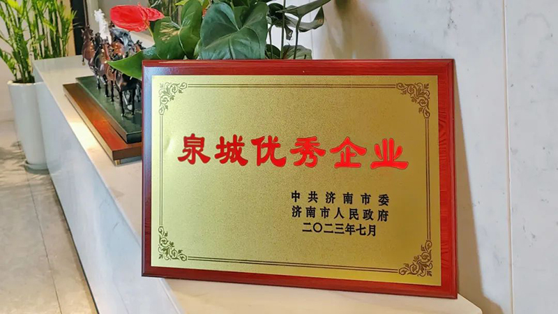 喜報(bào) | 集團(tuán)榮獲“泉城優(yōu)秀企業(yè)”稱號(hào)
